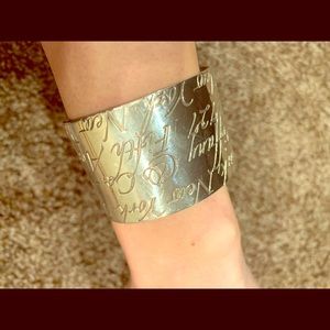 Tiffany Notes Sterling Silver Cuff